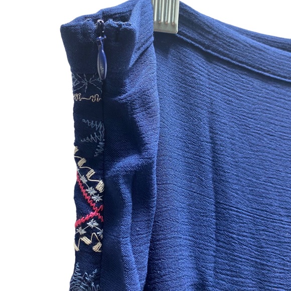 Boho Womens Size 1X Embroidered Maxi Skirt - Picture 3 of 5